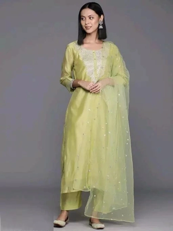 Chanderi Silk kurta set