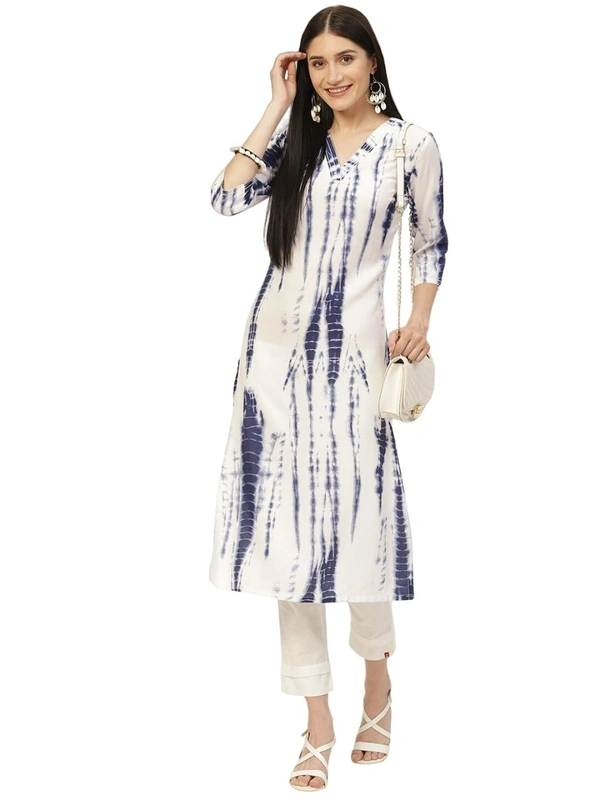 Bollyclues Women's Printed Crepe Straight Printed Kurti(BC-TE) AN