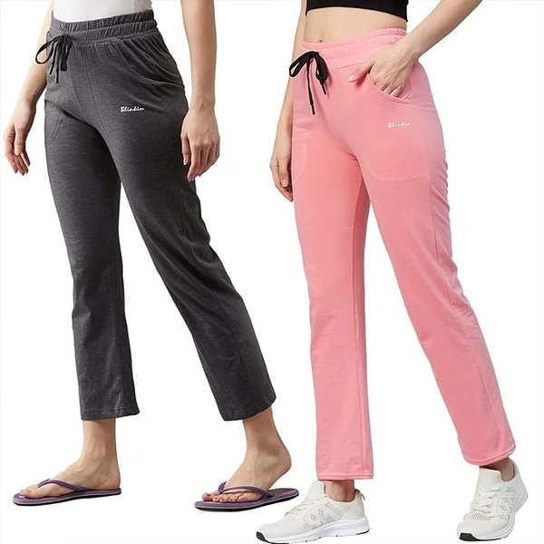 BLINKIN Cotton Pyjamas for Women Combo Pack of 2 with Side Pockets An