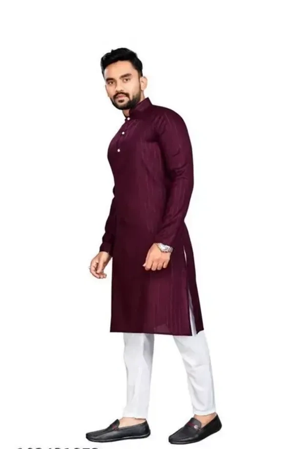 Men Line Only Kurta MO