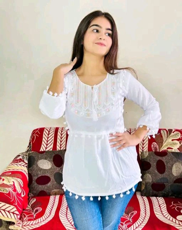 Fancy Partywear Women Tops & Tunics Mo