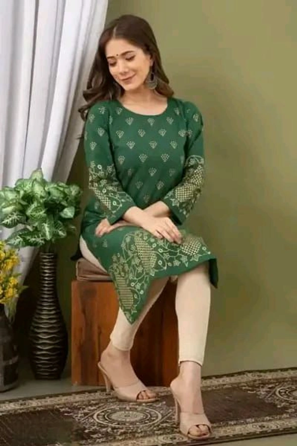 Fancy Cotton Kurtis For Women Mo 1.0