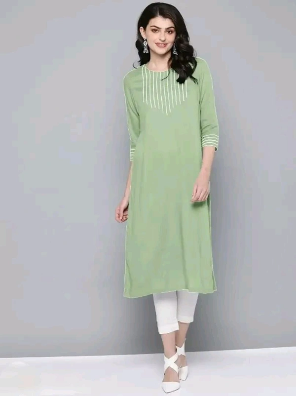 Fancy Rayon Kurti for Women Good 0.7
