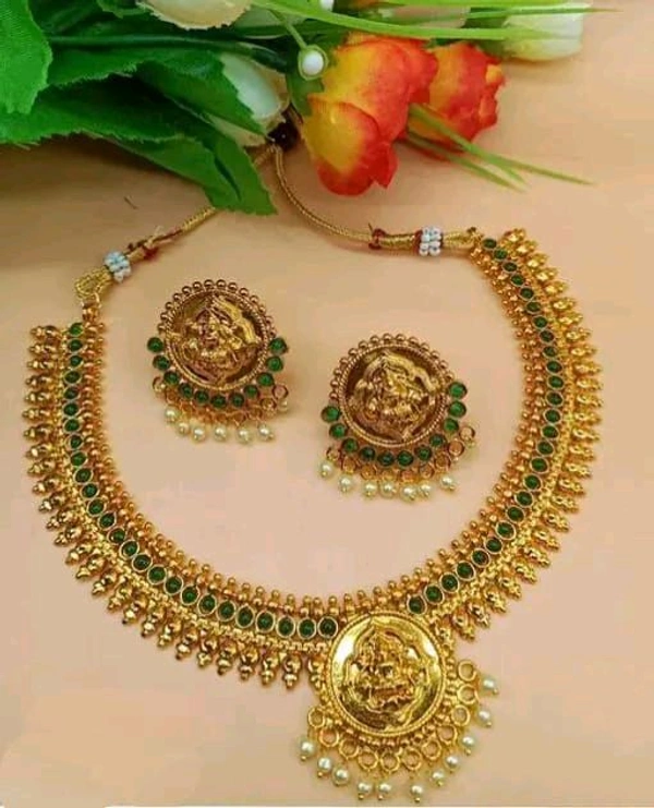 Women's Copper Gold Plated Jewellery Set Modern 0.4