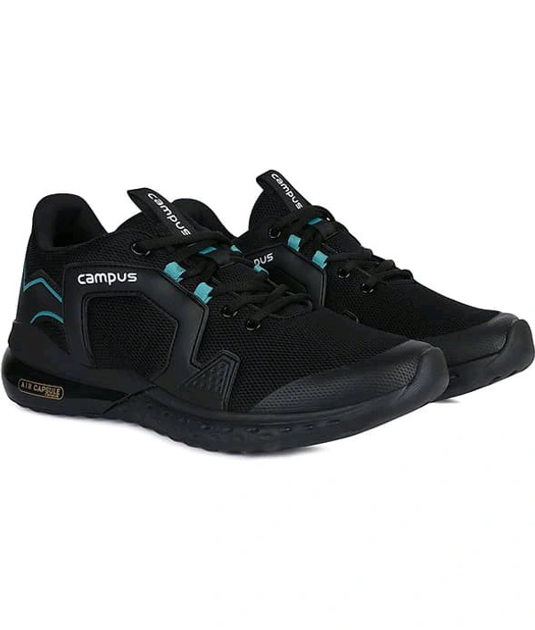 Campus SD PATRIK PRO Black Men's Sports Running Shoes