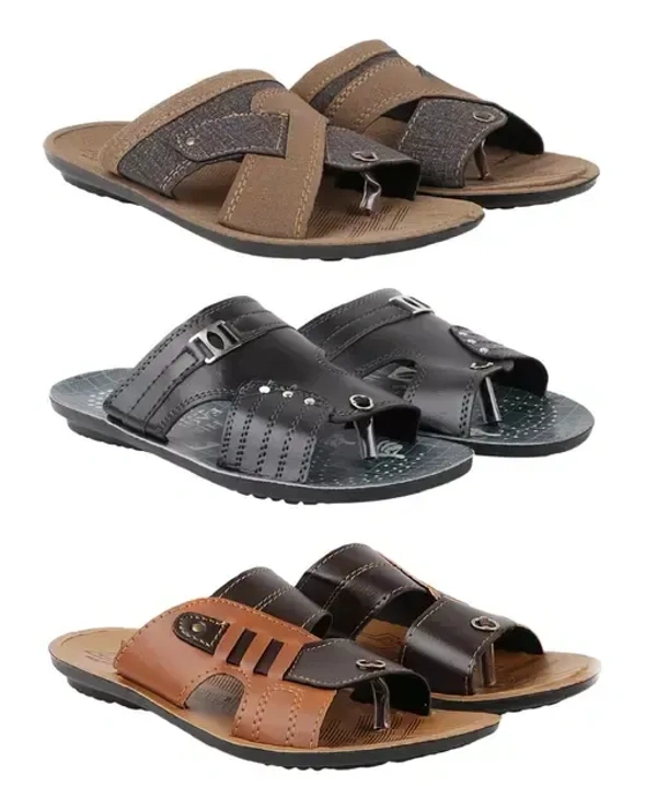 Stinson-Men Boys Slippers combo pack of 3 Mo