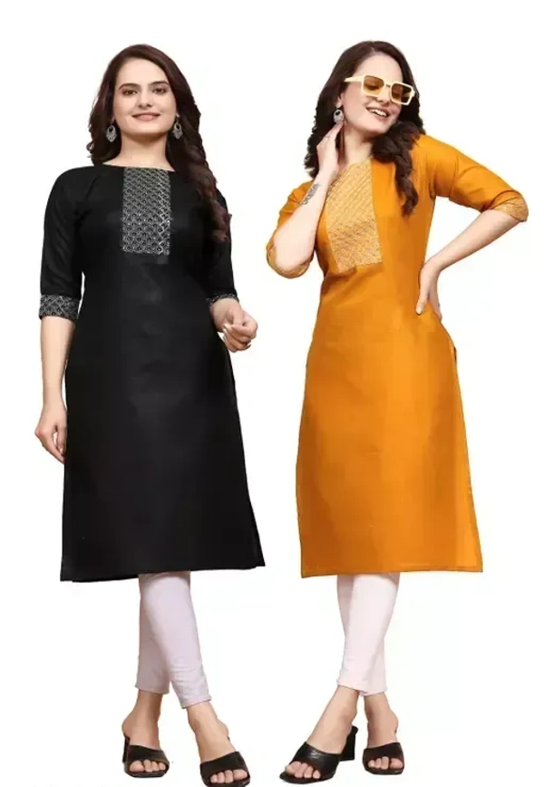 Combo kurti ,Cotoon kurti,Kurti for women,Combo kurti for women,Party wear kurti,Daily wear kurti,Kurtis ,Yellow kurti, black kurti,Embroidry kurti Mo