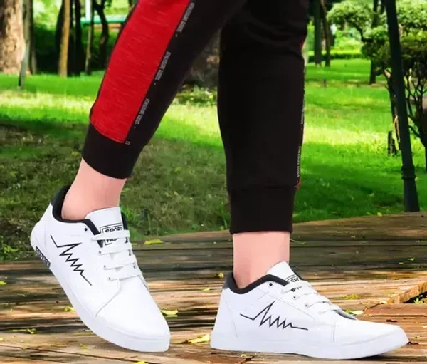 Shoefly Mens Sneakers, Casual Shoes ,Sports and comfortable shoes (Pack Of 1 ,White) Mo