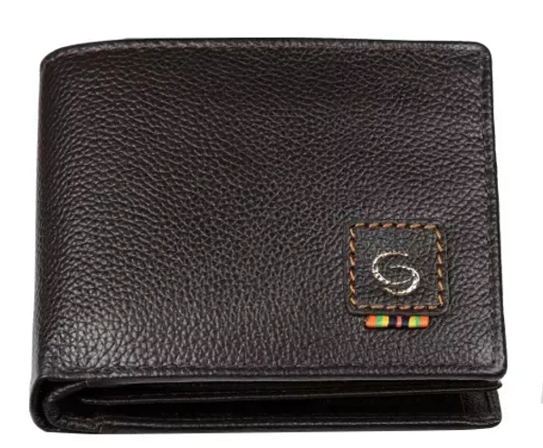 GETOREE Florence RFID Blocking Leather Wallets for Men -BROWN Mo - Free Size