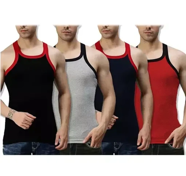 MEN'S GYM VEST (PACK OF 4) Mo