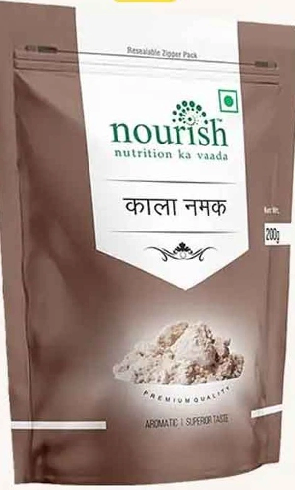 Nourish Black Salt 200gm