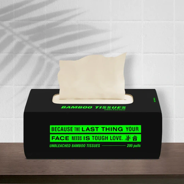 Beco Face Tissue 100 Pulls Box (Unbleached)