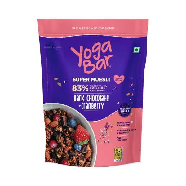 Yogabar Dark Chocolate Muesli 400g