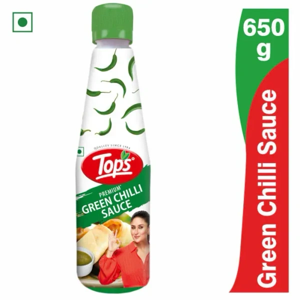 Tops Green Chilli Sauce 650g