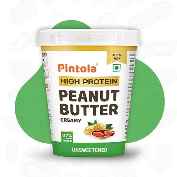 Pintola High Protein Unsweetened Peanut Butter 510g