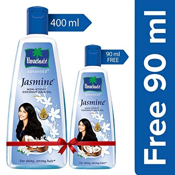 Parachute Jasmine Oil 400ml + 90ml bottle free