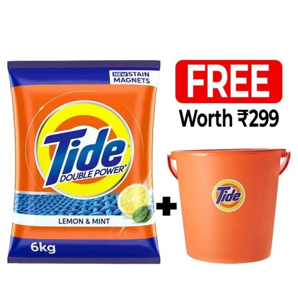 Tide Extra Power 6kg + Free Bucket 