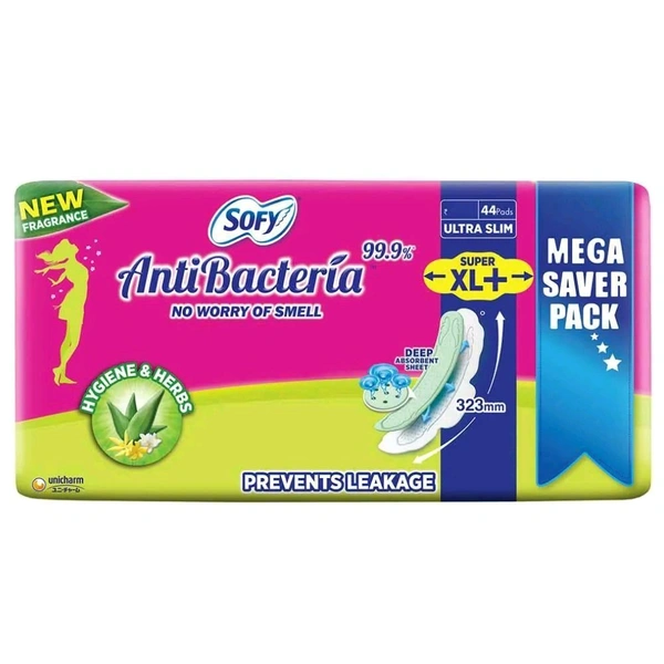 Sofy Anti Bacteria XL+ 44 Pads (323mm)