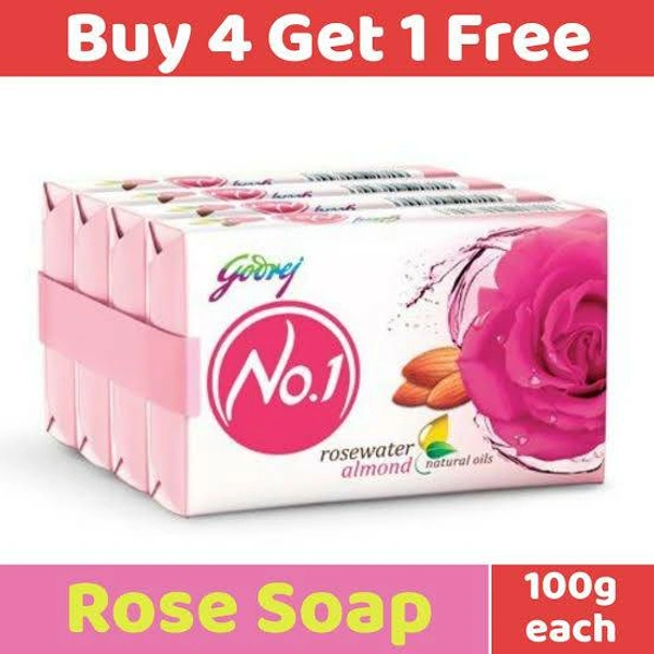 No.1 Soap Rosewater 5x100g