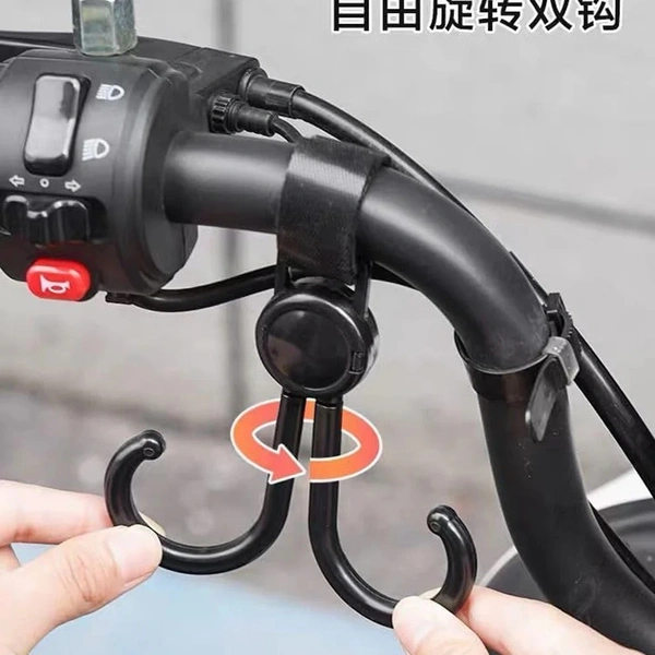 360° Rotating Multi-Purpose Baby Carriage Hook – For Strollers, Cars & More 
