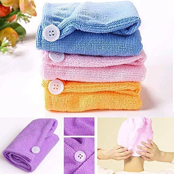 Embroidery Hair Wrap Towel
