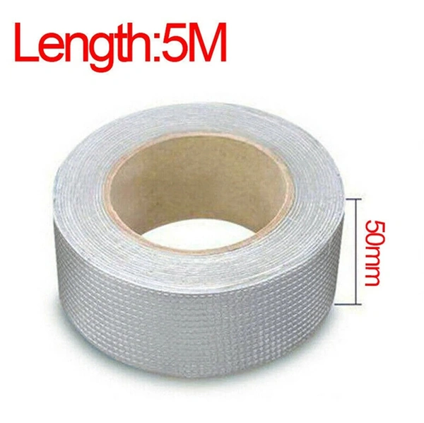 SELF-ADHESIVE INSULATION RESISTANT HIGH TEMPERATURE HEAT REFLECTIVE ALUMINIUM FOIL DUCT TAPE ROLL (0.8MM)