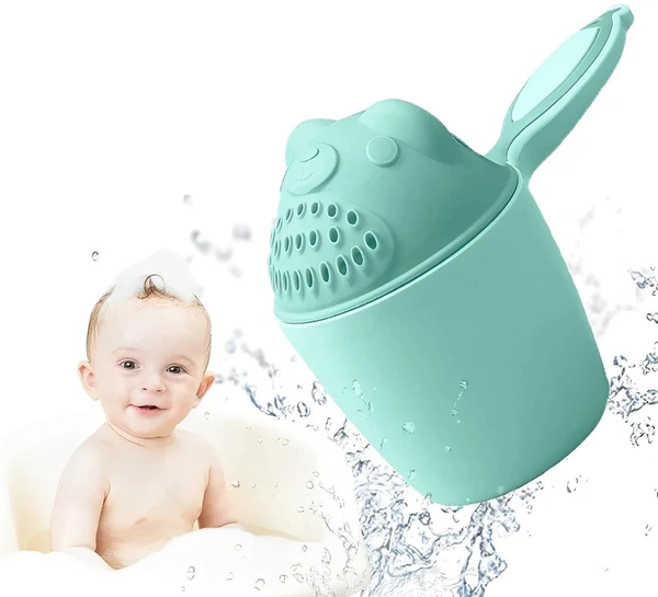 BABY SHAMPOO SHOWER CUP SAFE SOFT BATHING WATER SCORPION BABY BATH TUMBLER HAIR WASHING MUG RAINER