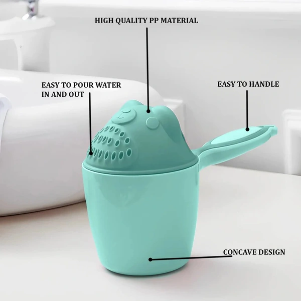 BABY SHAMPOO SHOWER CUP SAFE SOFT BATHING WATER SCORPION BABY BATH TUMBLER HAIR WASHING MUG RAINER