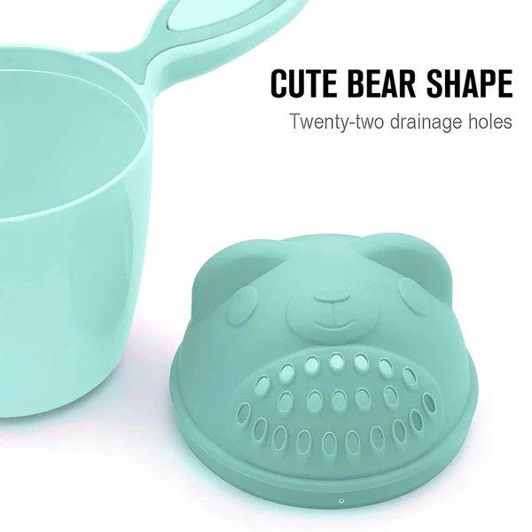BABY SHAMPOO SHOWER CUP SAFE SOFT BATHING WATER SCORPION BABY BATH TUMBLER HAIR WASHING MUG RAINER