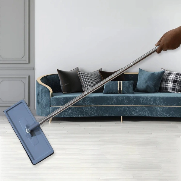 HIGH QUALITY FLAT MOP FLOOR CLEANING MOP WITH EXTRA REFILL 360Â° ROTATING MICROFIBER DUST MOP, HARDWOOD FLOOR MOP, DUST FLAT MOP, FOR HOME/ OFFICE FLOOR CLEANING REUSABLE DUST MOPS