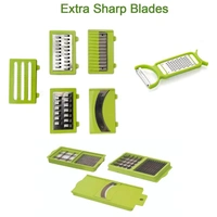 PLASTIC 13-IN-1 MANUAL VEGETABLE GRATER,CHIPSER AND SLICER