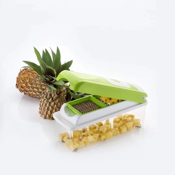 PLASTIC 13-IN-1 MANUAL VEGETABLE GRATER,CHIPSER AND SLICER