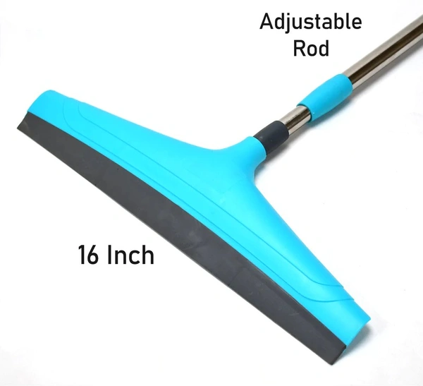 ADJUSTABLE BATHROOM / FLOOR STAINLESS STEEL ROD WIPER, PLASTIC FLOOR WIPER