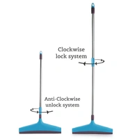 ADJUSTABLE BATHROOM / FLOOR STAINLESS STEEL ROD WIPER, PLASTIC FLOOR WIPER