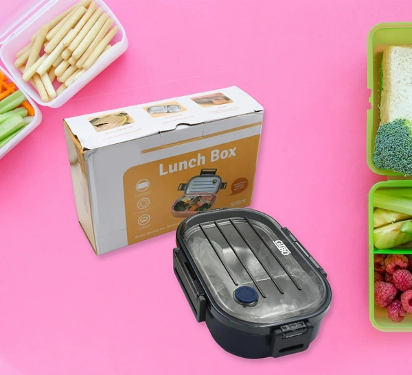 STAINLESS STEEL THERMAL LUNCH BOX (500ML)