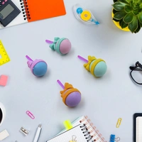 CONE DONUT LOLIPOP ICE CREAM ERASER (1 SET 4 PC)