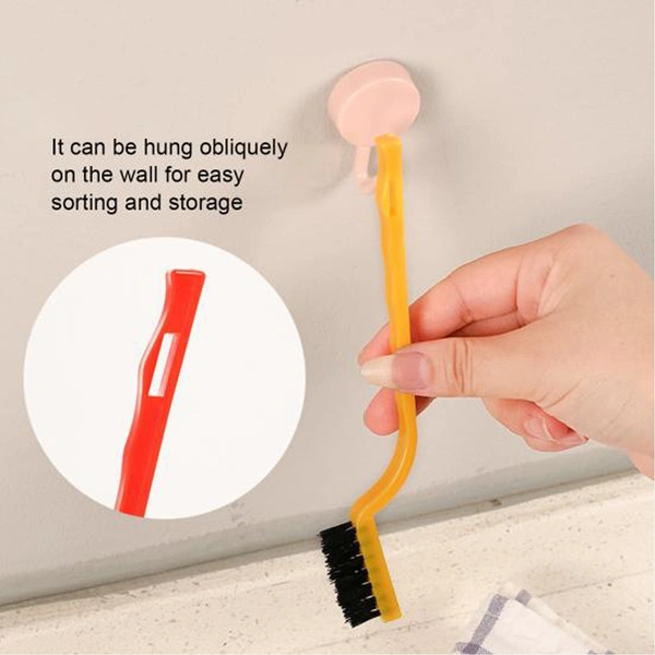 (Pack Of 3) Mini Wire Brush Set Brass Nylon Stainless Steel Bristles Household Cleaning Brush for Gas Stove, Smoke Machine Tool Burner Tiles Tap Rust Removal Welding Slag Dirt & Paint Scrubbing.