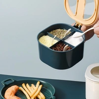 4 Section Fancy Masala Box and fancy masala container used for storing various types of masalas including in kitchen purposes.