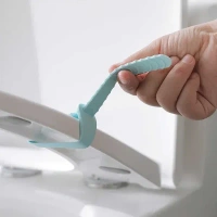 ( Pack Of 2 ) Toilet Seat Lifter Band, Foldable Toilet Cover Seat Lid Lifter Handle Bathroom Accessories