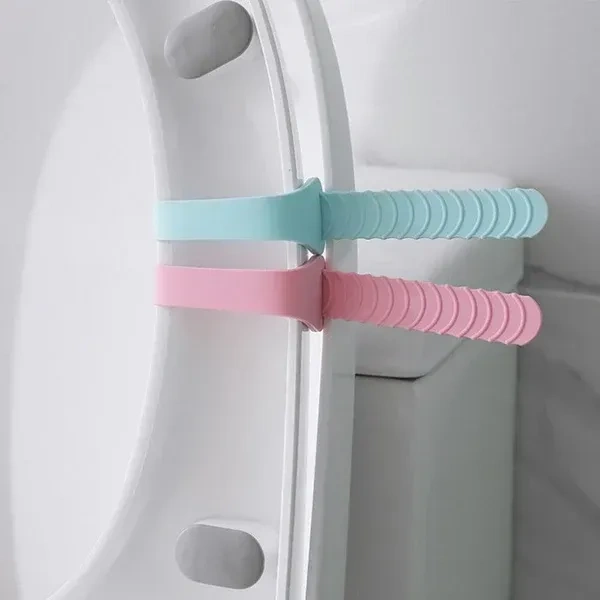 ( Pack Of 2 ) Toilet Seat Lifter Band, Foldable Toilet Cover Seat Lid Lifter Handle Bathroom Accessories