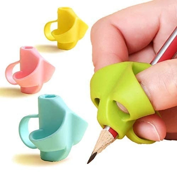 Silicone Pencil Grips for Kids Handwriting | Pencil And Pen Grip Posture Correction Tool for Children
