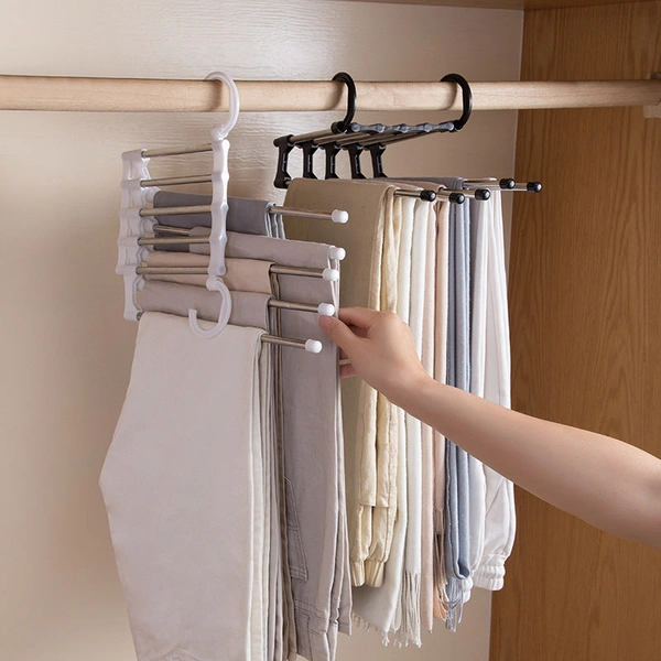 Adjustable Trouser Pants Hanger Organizer, pant rack