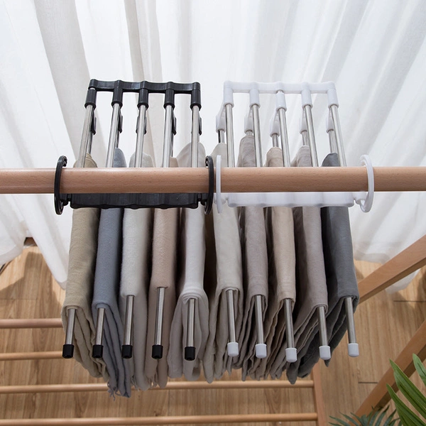 Adjustable Trouser Pants Hanger Organizer, pant rack