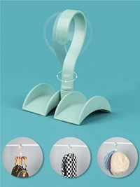 Purse Hanger Rotating Hook Bag Rack Holder Handbag Hanger Organizer Storage The Closet Rod for Storing and Organizing Purses, Backpacks, Satchels, Crossovers, Handbags, Tote