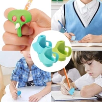 Silicone Pencil Grips for Kids Handwriting | Pencil And Pen Grip Posture Correction Tool for Children