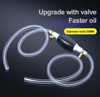 Fuel Transfer Pump Kit, High Flow Siphon Hand Oil Pump, Portable Manual Car Fuel Pump for Petrol Diesel Oil Liquid Water Transfer Pump