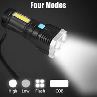 Multifunctional Strong 4 LED Torch Light (4 LED Light)