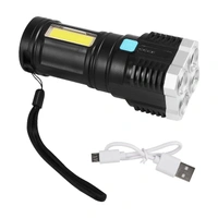 Multifunctional Strong 4 LED Torch Light (4 LED Light)