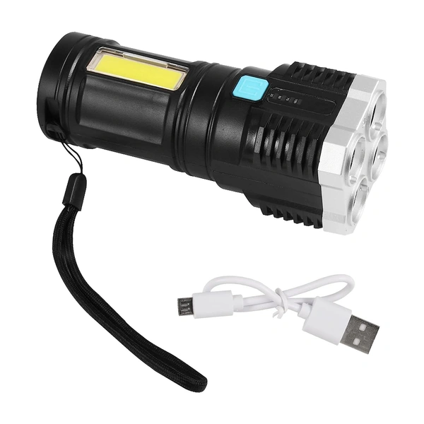 Multifunctional Strong 4 LED Torch Light (4 LED Light)
