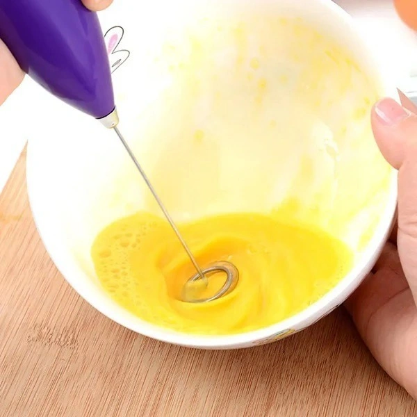 ELECTRIC HANDHELD MIXER WHISK BLENDER coffee (Random color)